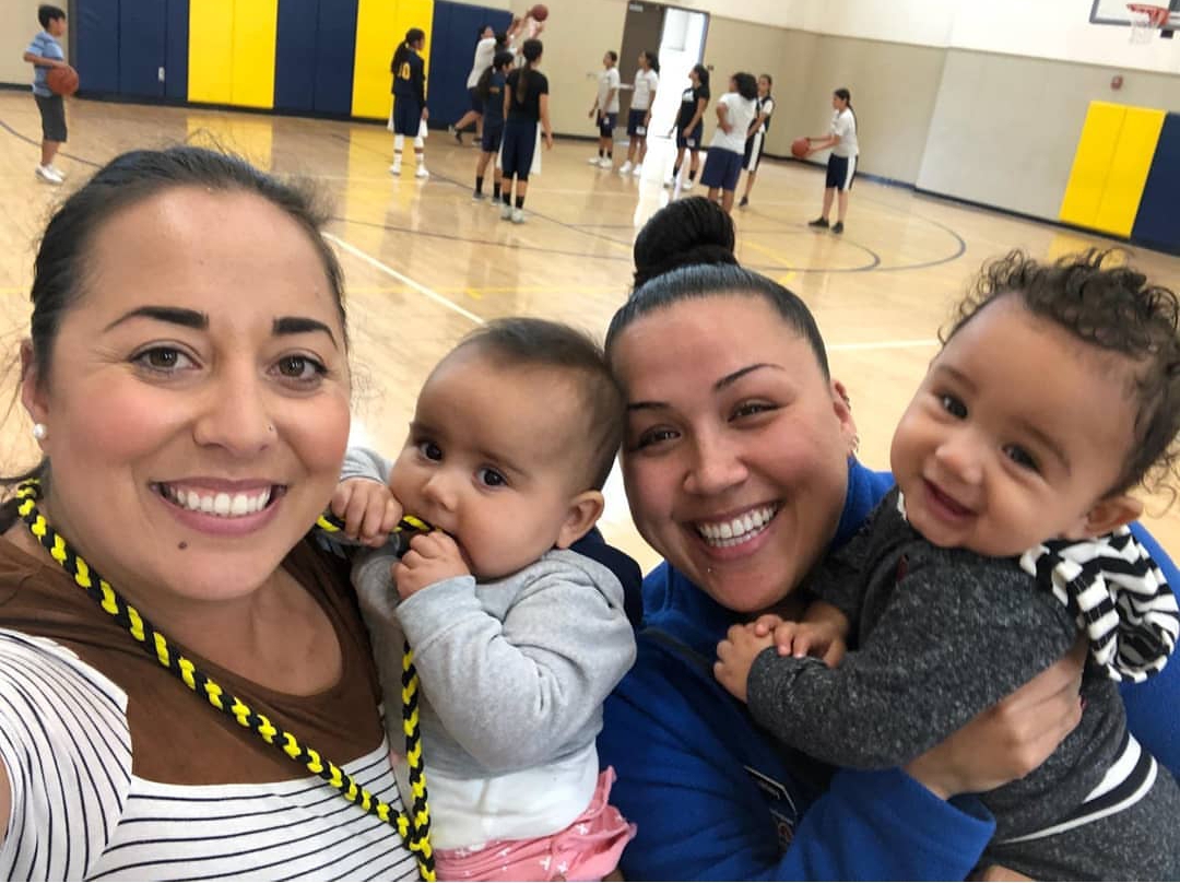 Staff and their young kids